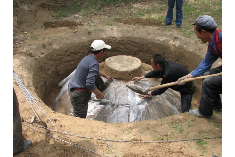 1.2甘肃水利建设中-村民投工投劳建造