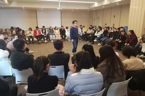 3.1 第六届“永青・同行计划”大学生公益创意大赛培训中